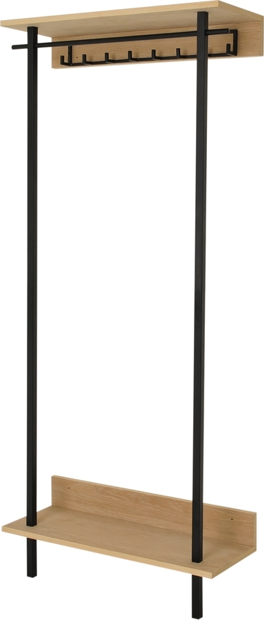 Sigurd hallmøbler - Eik/sort Sigurd hallmøbler - Eik/sort