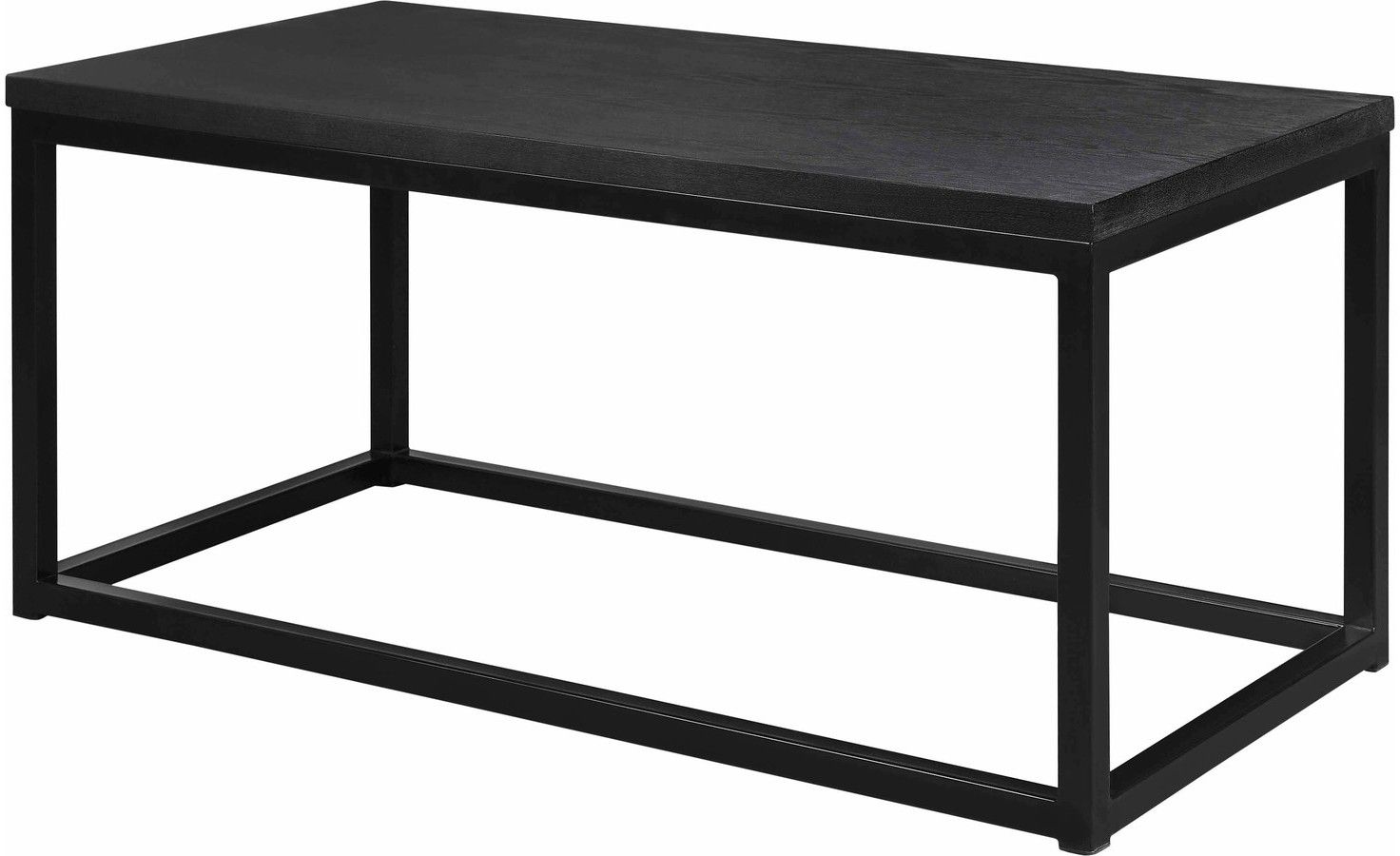 Acero salongbord 94x47 - Svartbrun ask finer