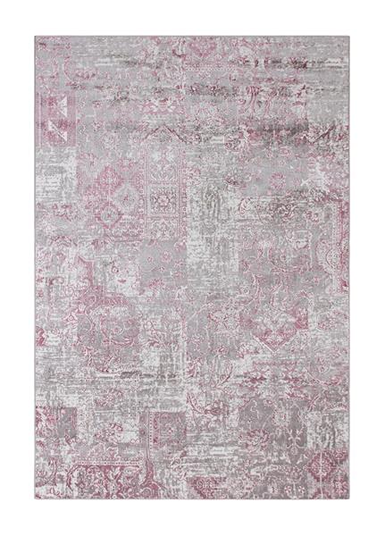 Kunstsilketeppe Nagari - Rosa