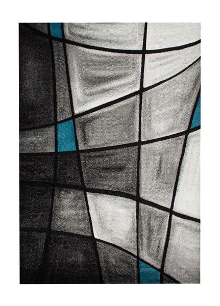 Maskinvevd matte Turin - Turkis