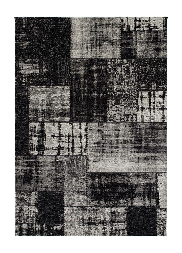Patchwork-teppe Stracciatella - Svart/Hvit Patchwork-teppe Stracciatella - Svart/Hvit