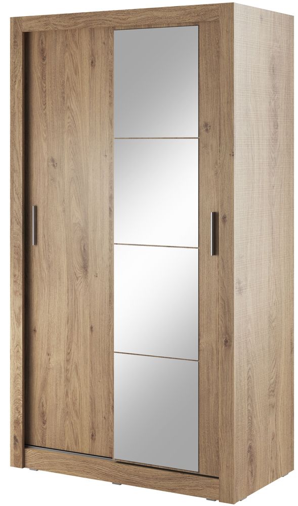 Mervyn garderobe 120 - Shetland eik