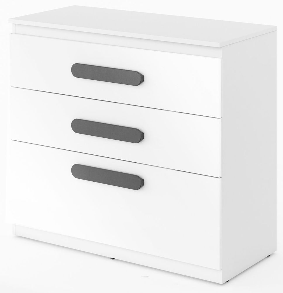 Danielle byrå - Hvit Danielle byrå - Hvit