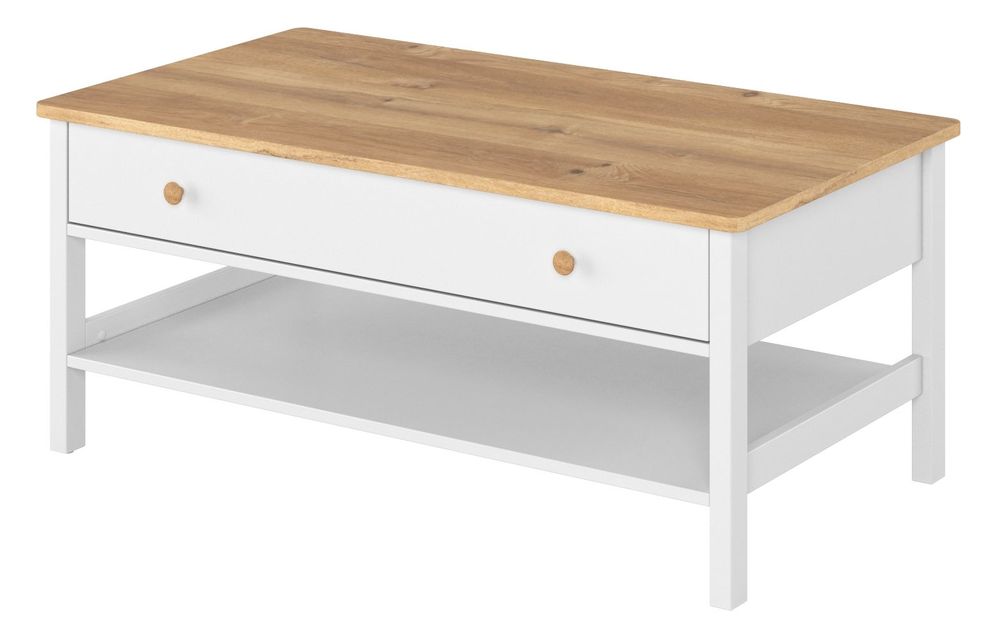 Eldon sofabord - Hvit/eik Eldon sofabord - Hvit/eik