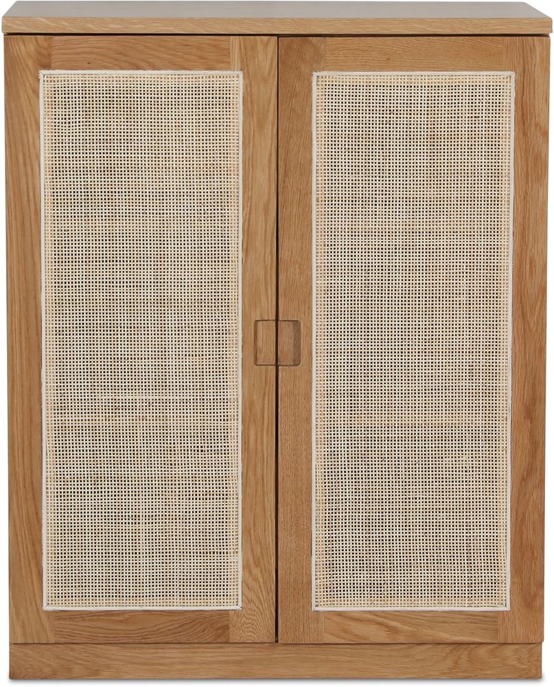 Level skap med d�rer i rotting - Eik