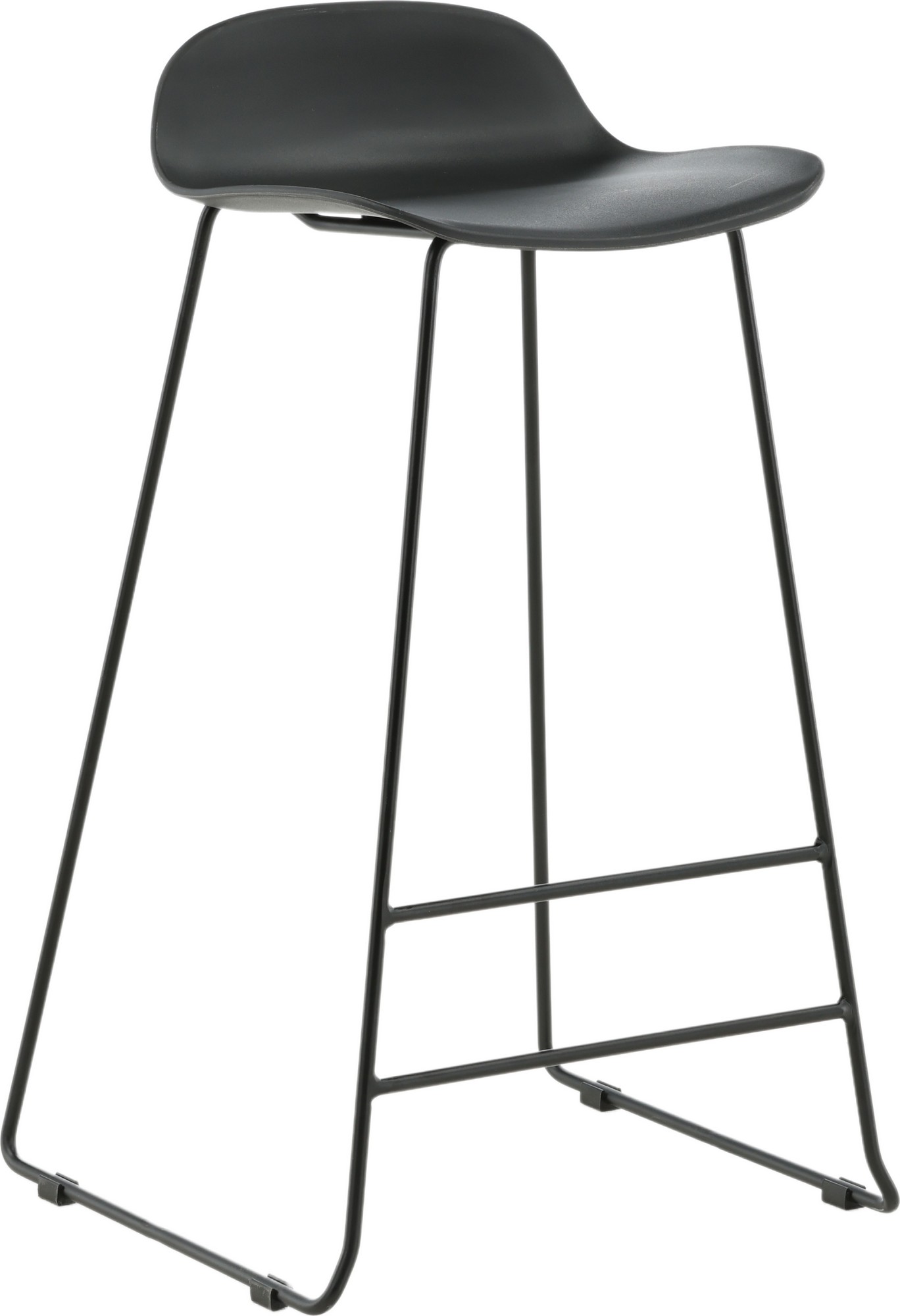 Svall barstol - Svart plast Svall barstol - Svart plast