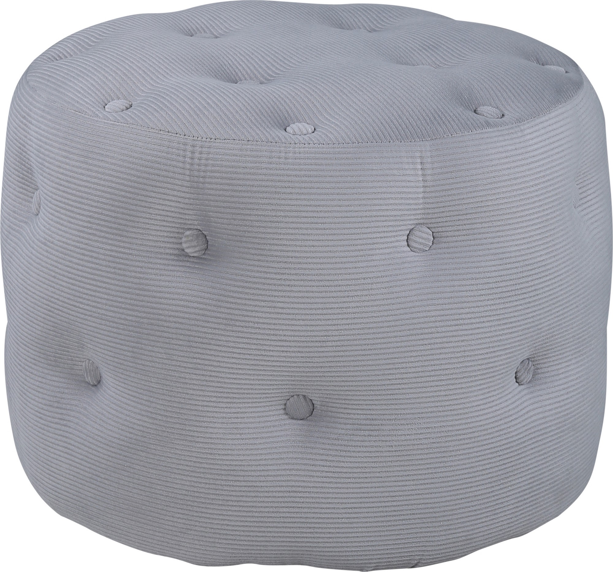 Respit sittepuff - Grå kordfløyel Respit sittepuff - Grå kordfløyel