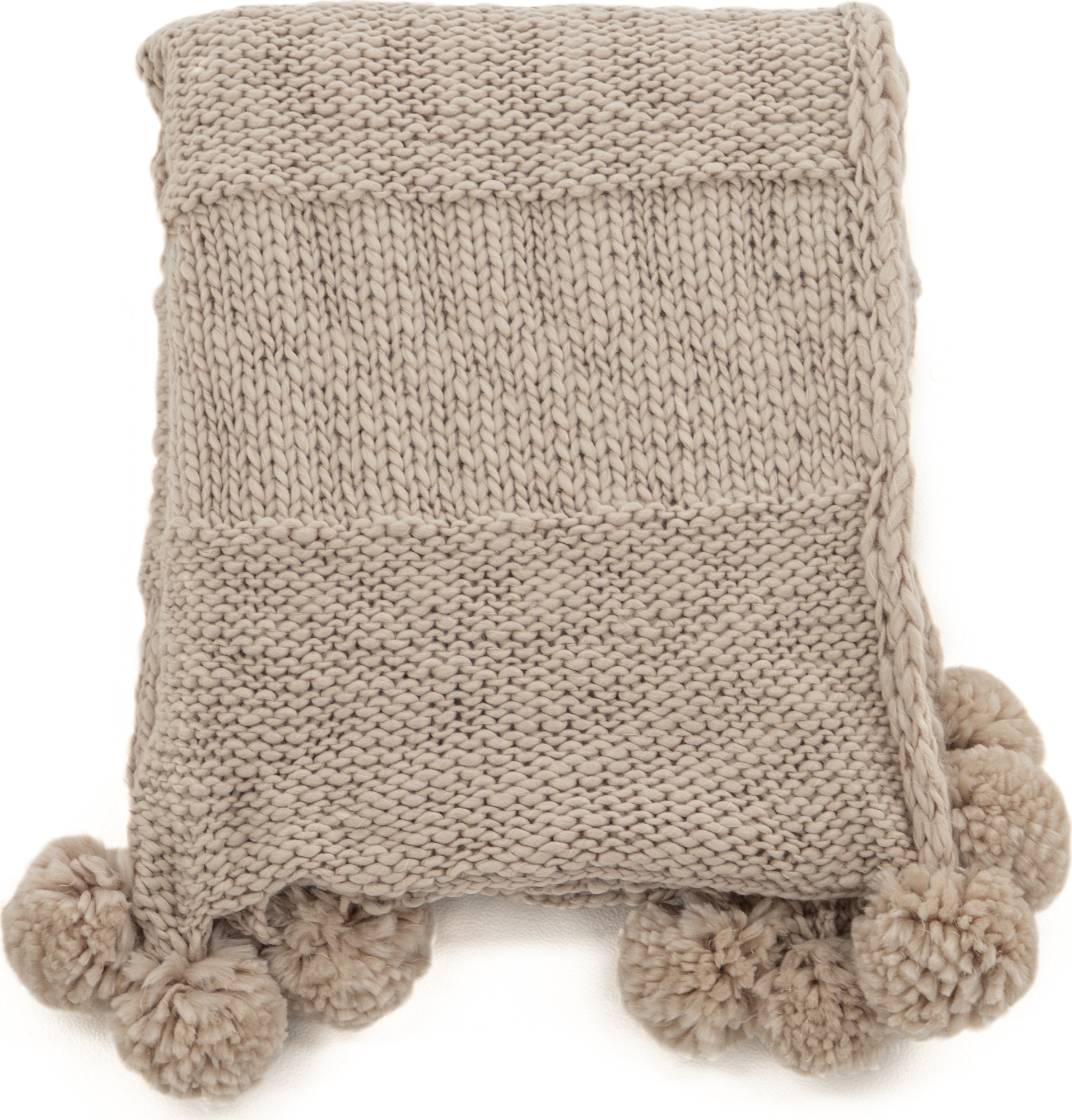 Gr�nna pledd, 130x170 cm - Beige