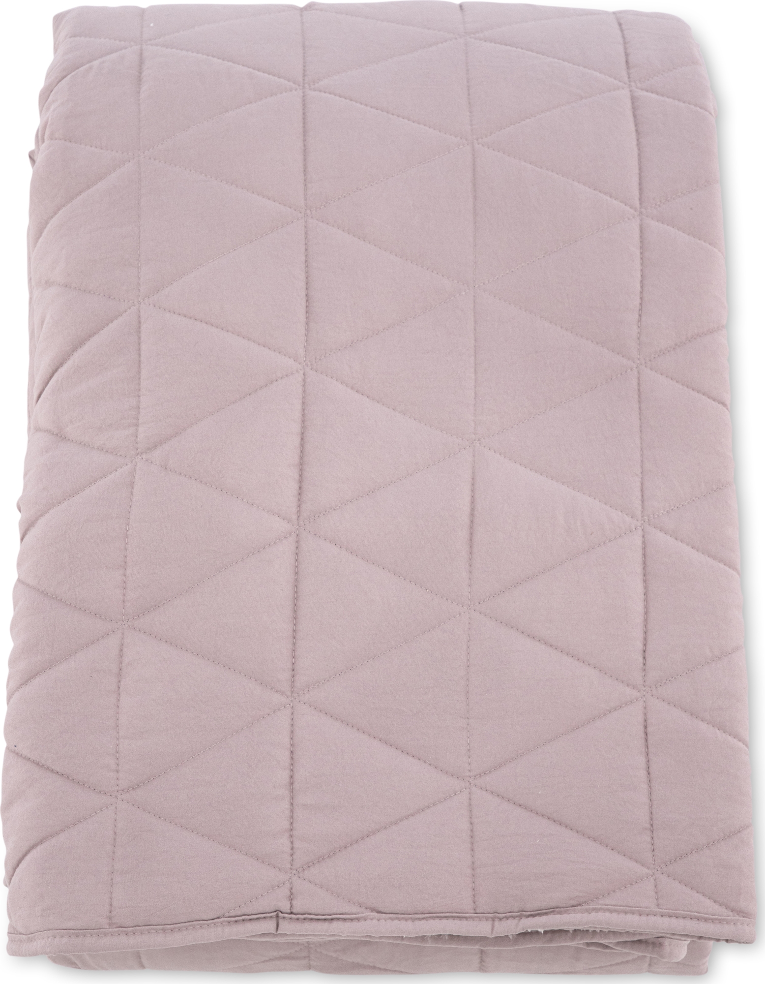 Ziro sengeteppe, 260x260 cm - Lys rosa