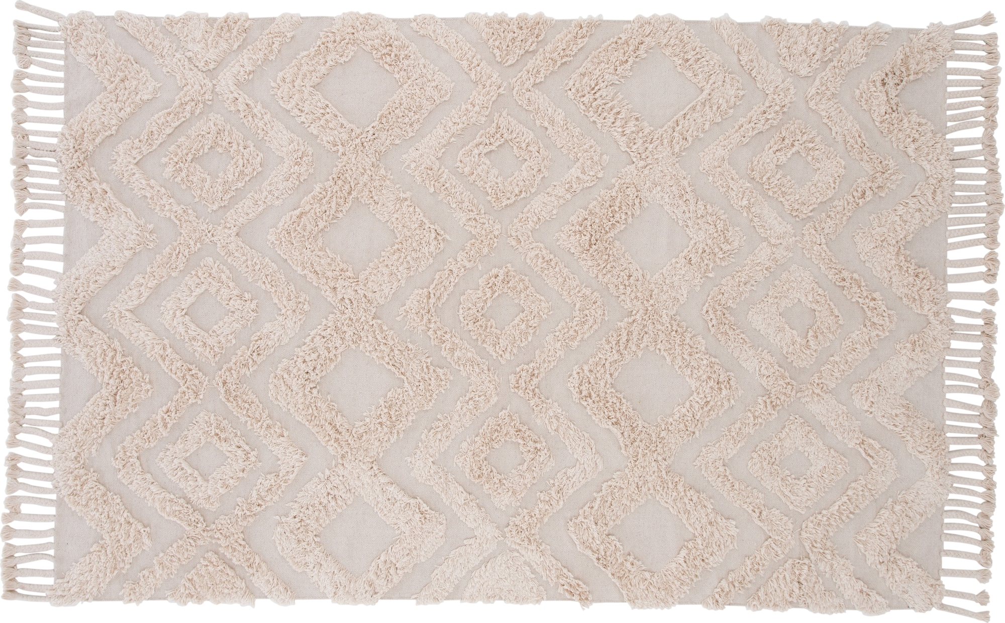 Kleva teppe, 160x230 cm - Hvit