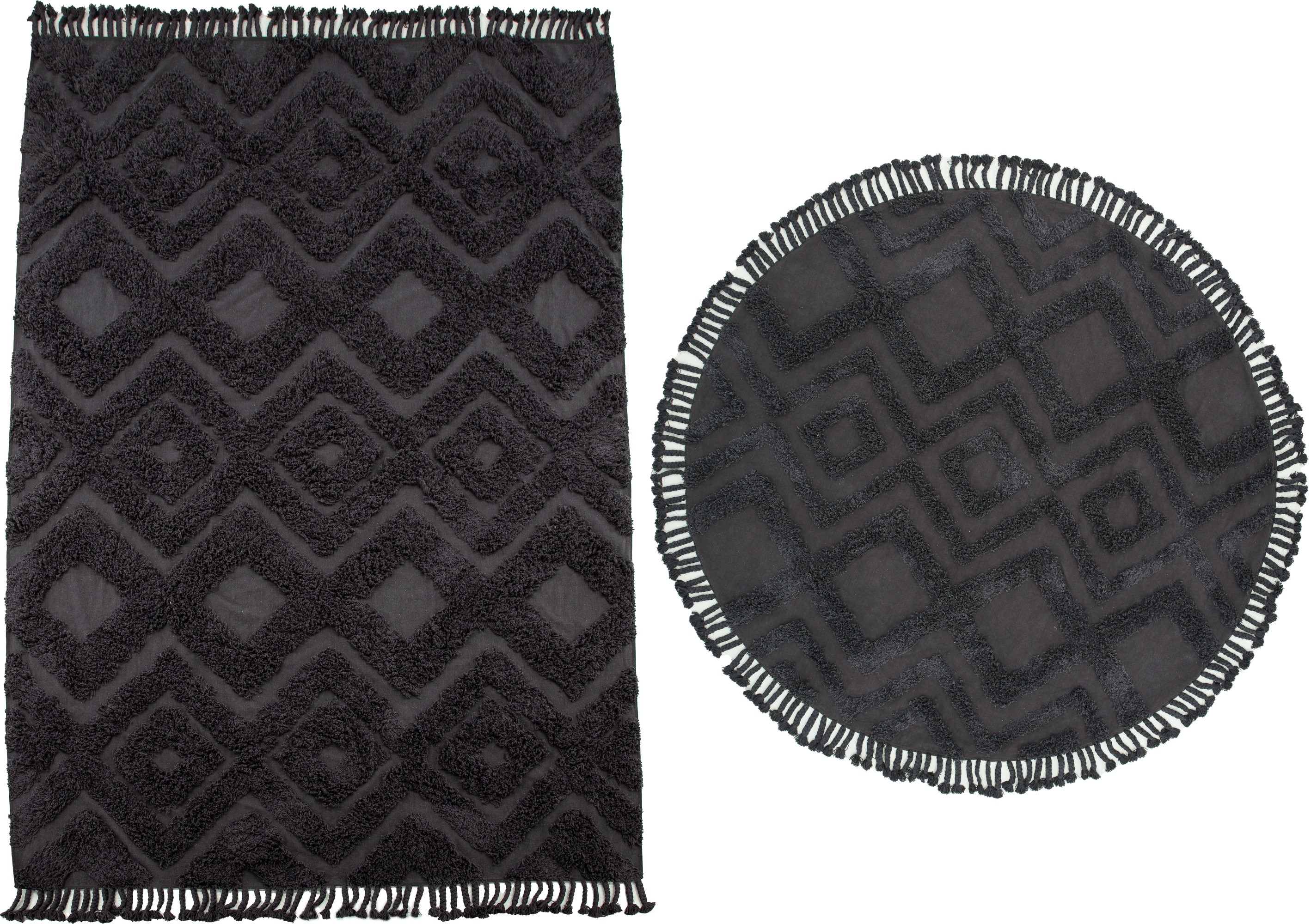 Kleva bomullsteppe - Mørk grå Kleva bomullsteppe - Mørk grå