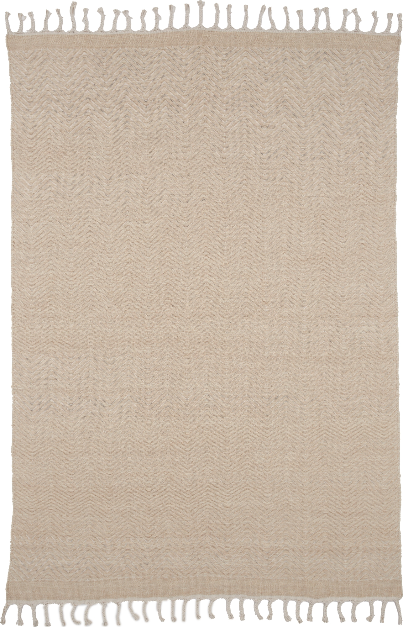 Loki teppe 230 x 160 cm - Hvit/beige