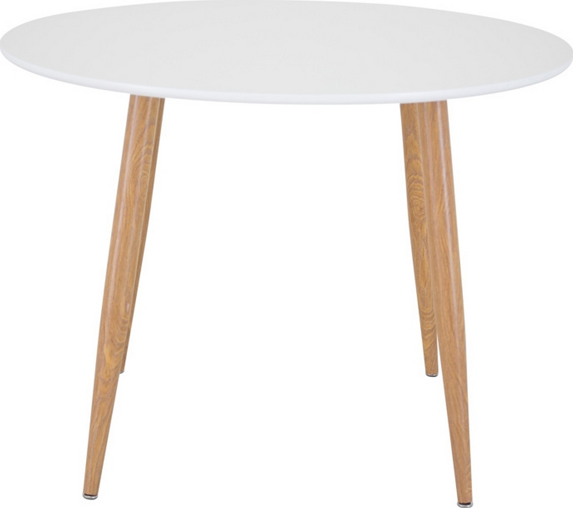 Paradis spisebord, 100 cm - Hvit/eik Paradis spisebord, 100 cm - Hvit/eik