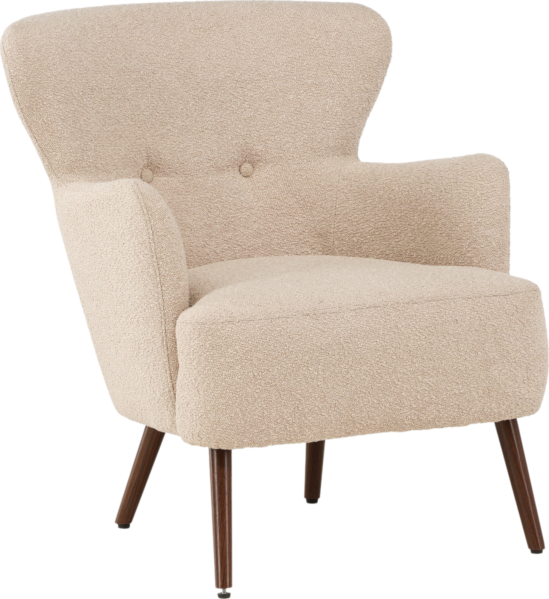 Lincoln lenestol - Beige bouclè Lincoln lenestol - Beige bouclè