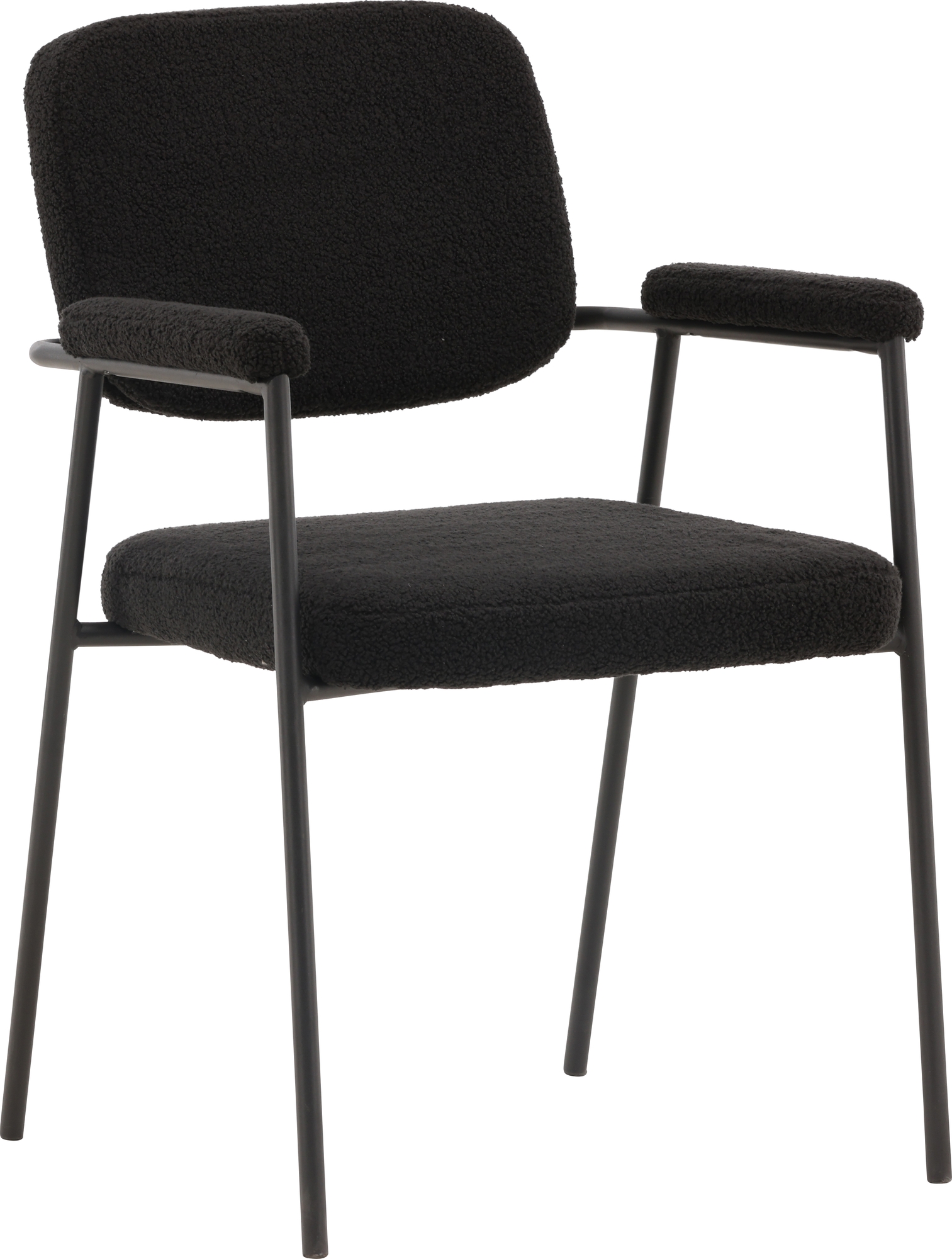 Gårsdagens spisestol - Sort boucle Gårsdagens spisestol - Sort boucle