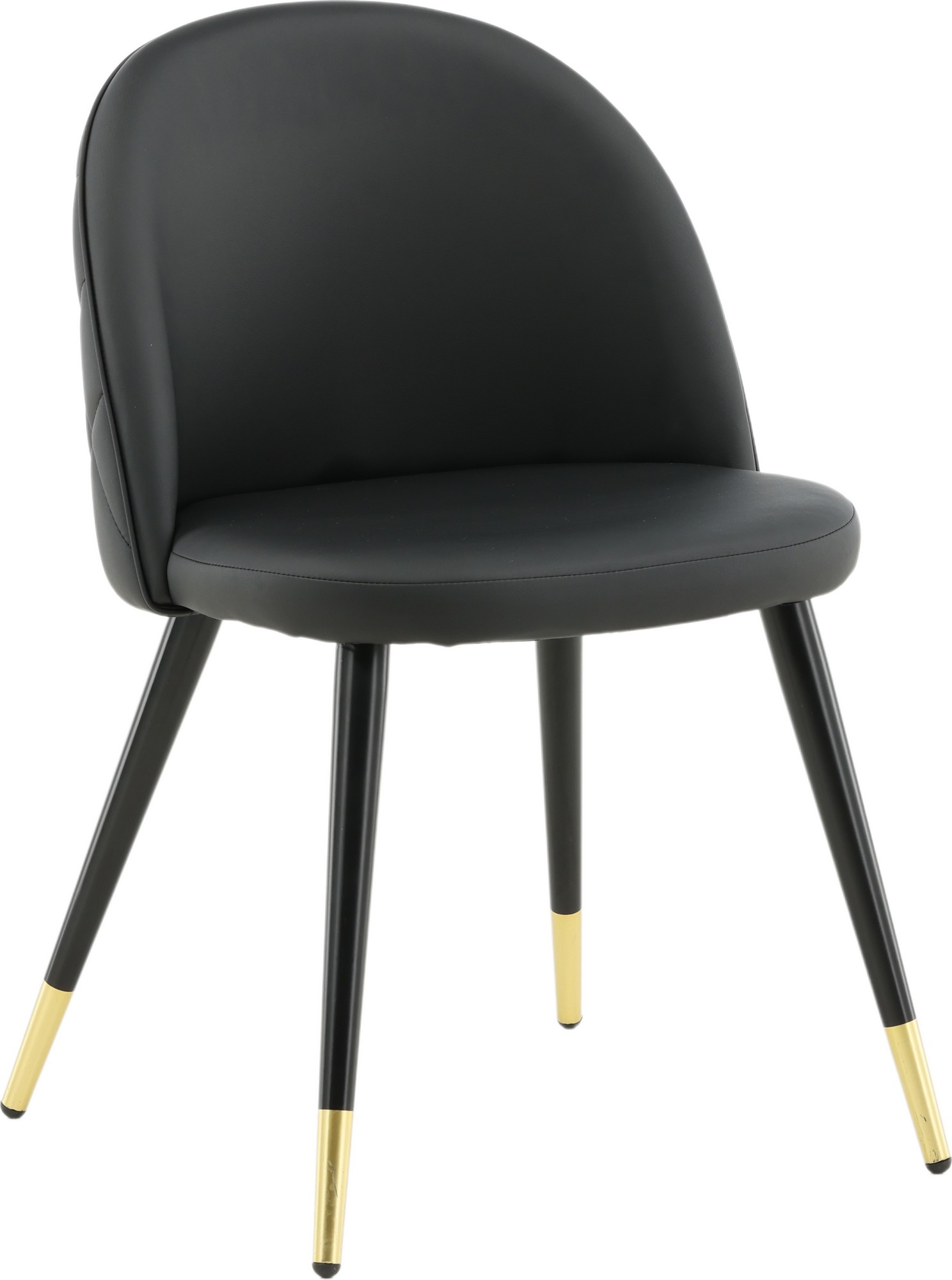 Alice spisestol - Svart PU-skinn