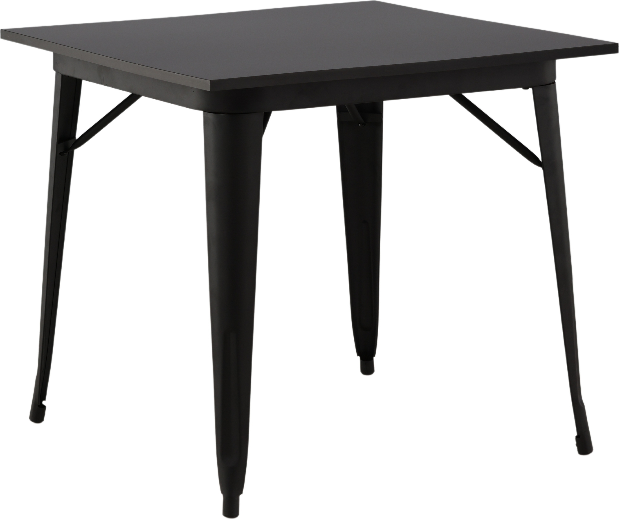 Tempe spisebord 80 x 80 cm - Sort Tempe spisebord 80 x 80 cm - Sort