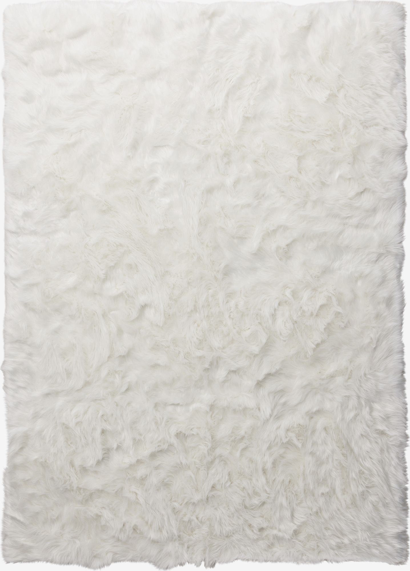 Katy fold 230 x 160 cm - Hvit fuskepels Katy fold 230 x 160 cm - Hvit fuskepels