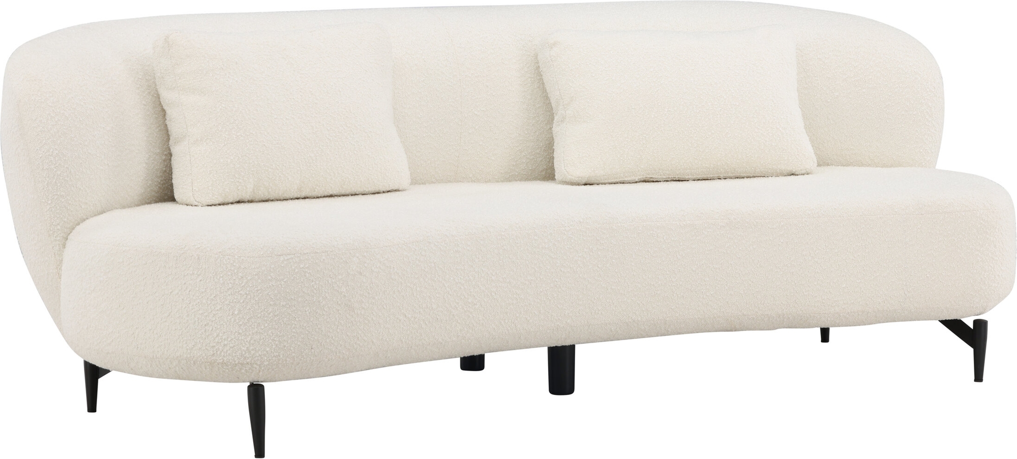 Luna 3-seters sofa - Sort/Hvit Luna 3-seters sofa - Sort/Hvit