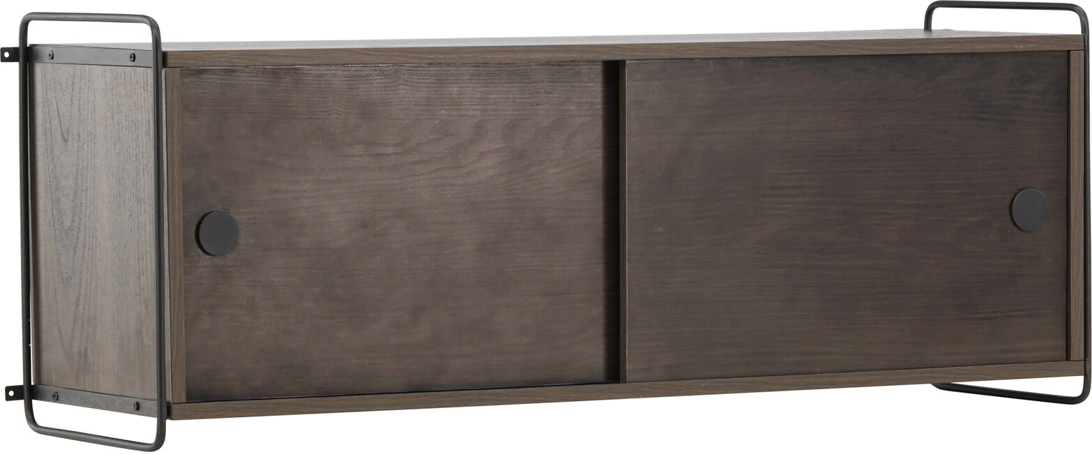 Paris veggskap 48 x 122 cm - Sort/Mocca Paris veggskap 48 x 122 cm - Sort/Mocca