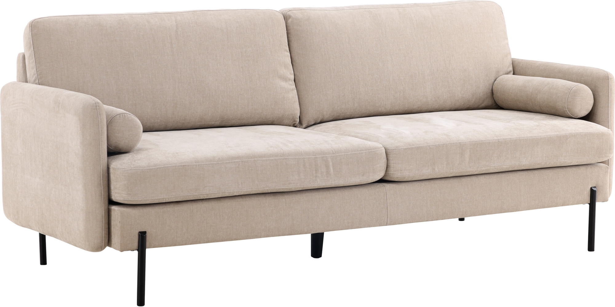 Antibes 2-seters sofa - Beige/Sort Antibes 2-seters sofa - Beige/Sort