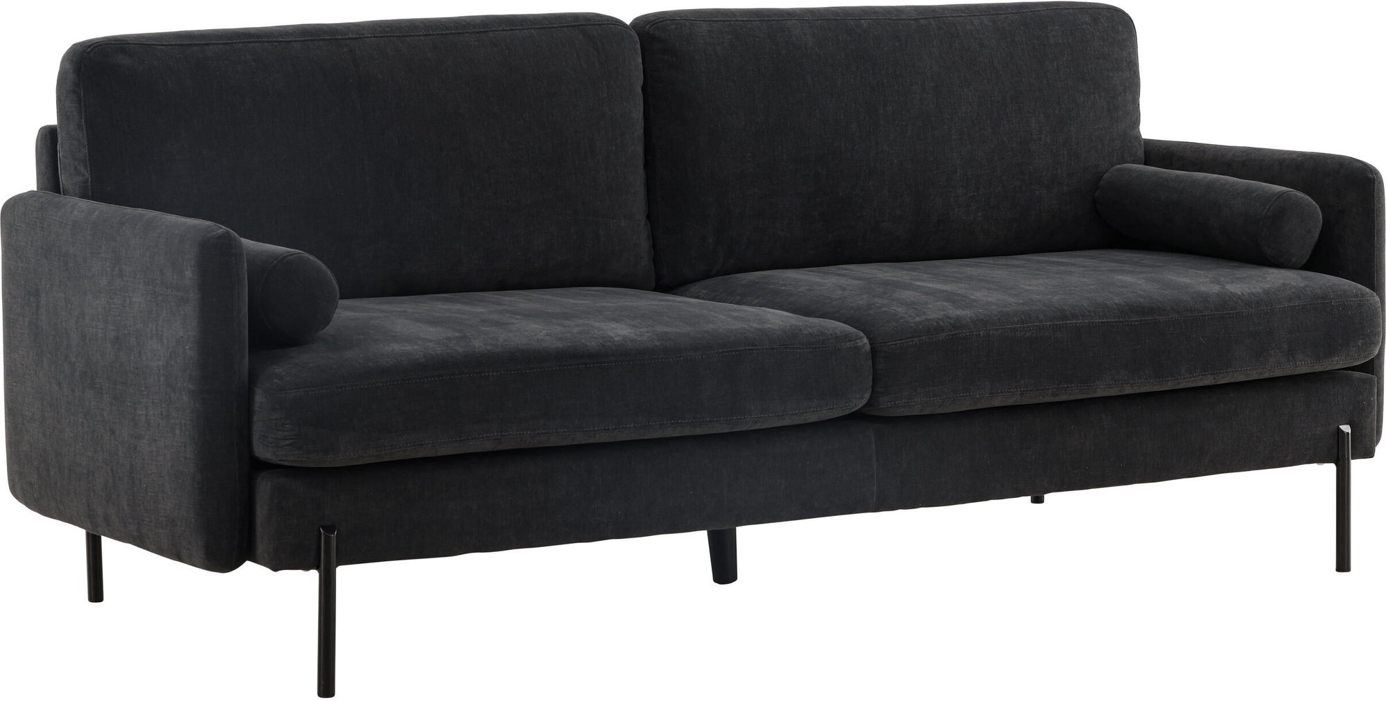 Antibes 2-seters sofa - Sort/Mørkegrå Antibes 2-seters sofa - Sort/Mørkegrå