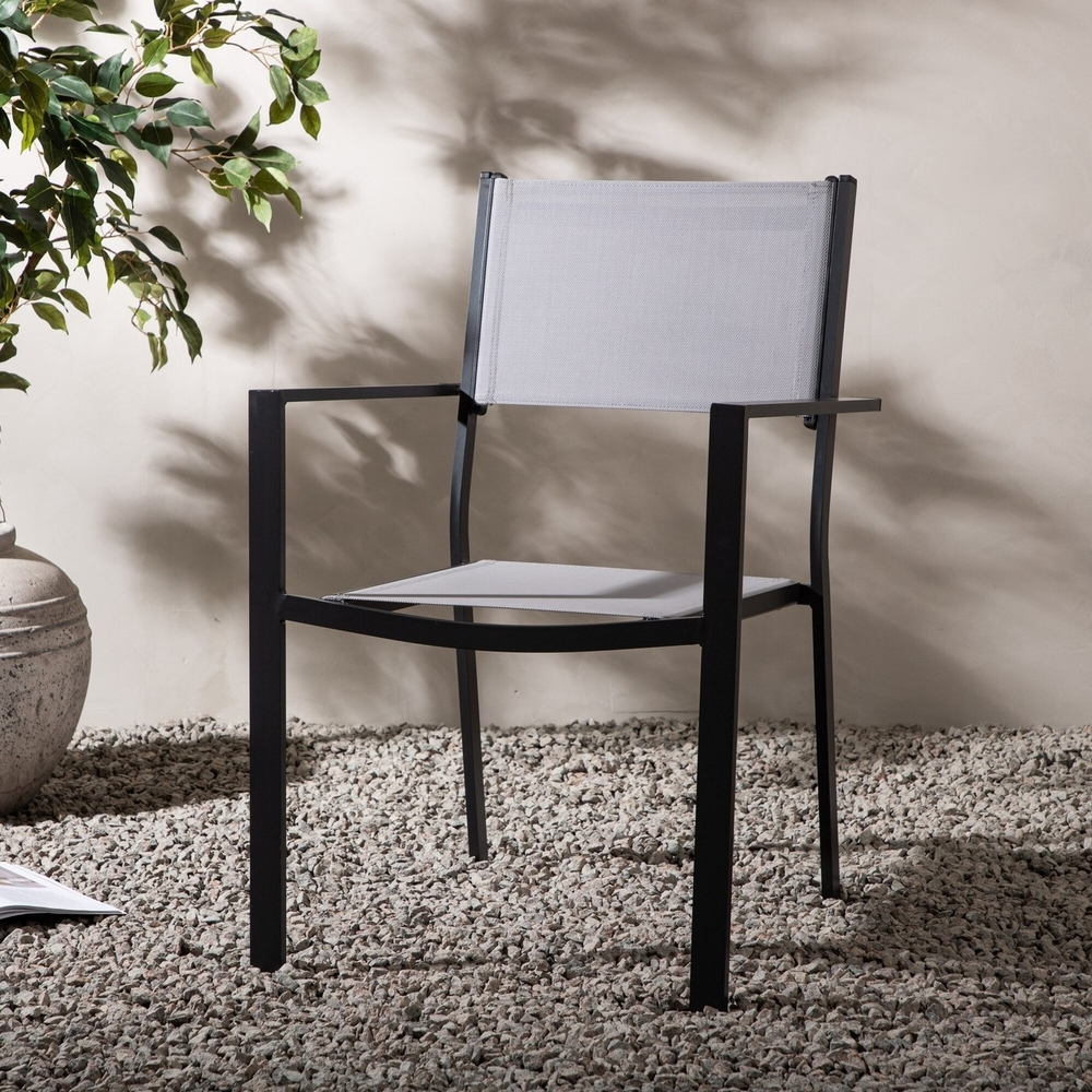 Copacabana spisestuestol - Sort/Gr�