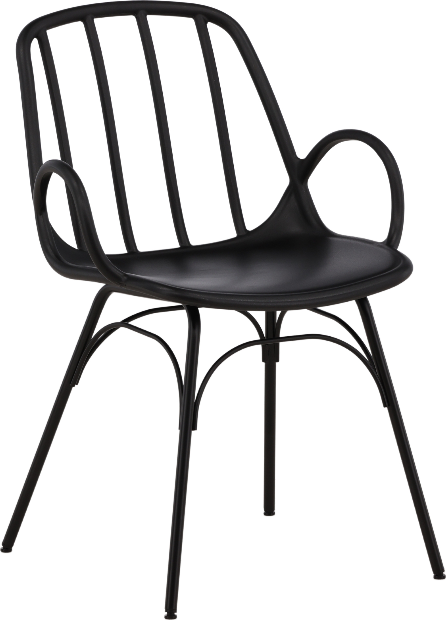 Dyrn spisestuestol - Svart