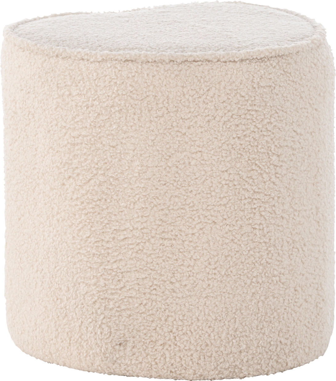 Hjertepuff - Beige teddy Hjertepuff - Beige teddy
