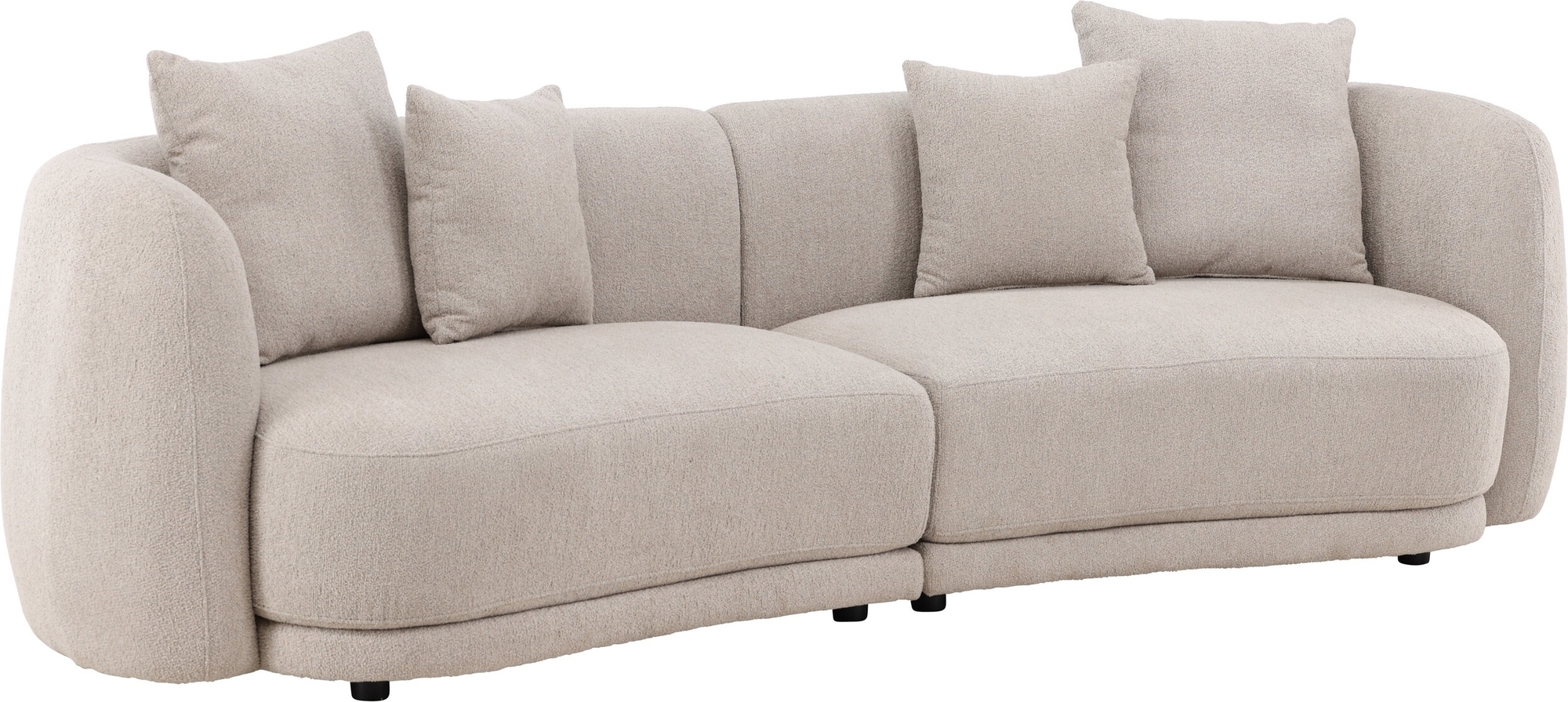 Cielo 3-seters sofa - Beige bouclé Cielo 3-seters sofa - Beige bouclé