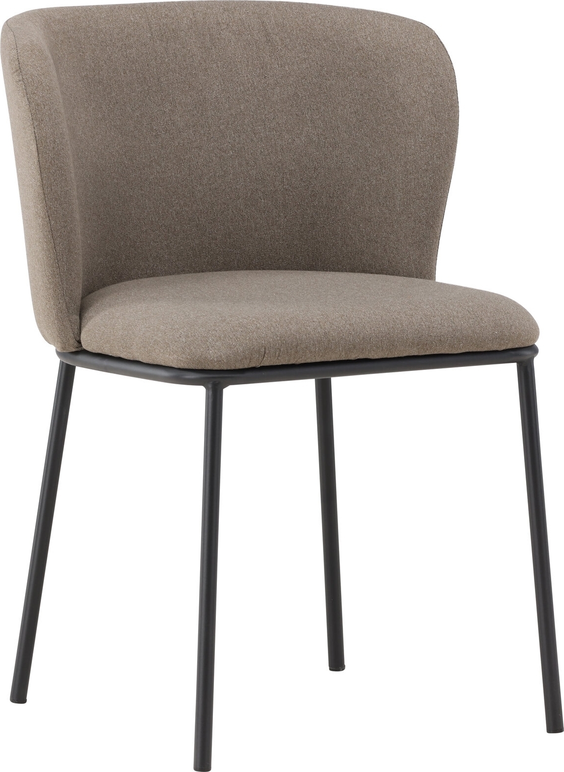 Edina spisestuestol - Brun/svart