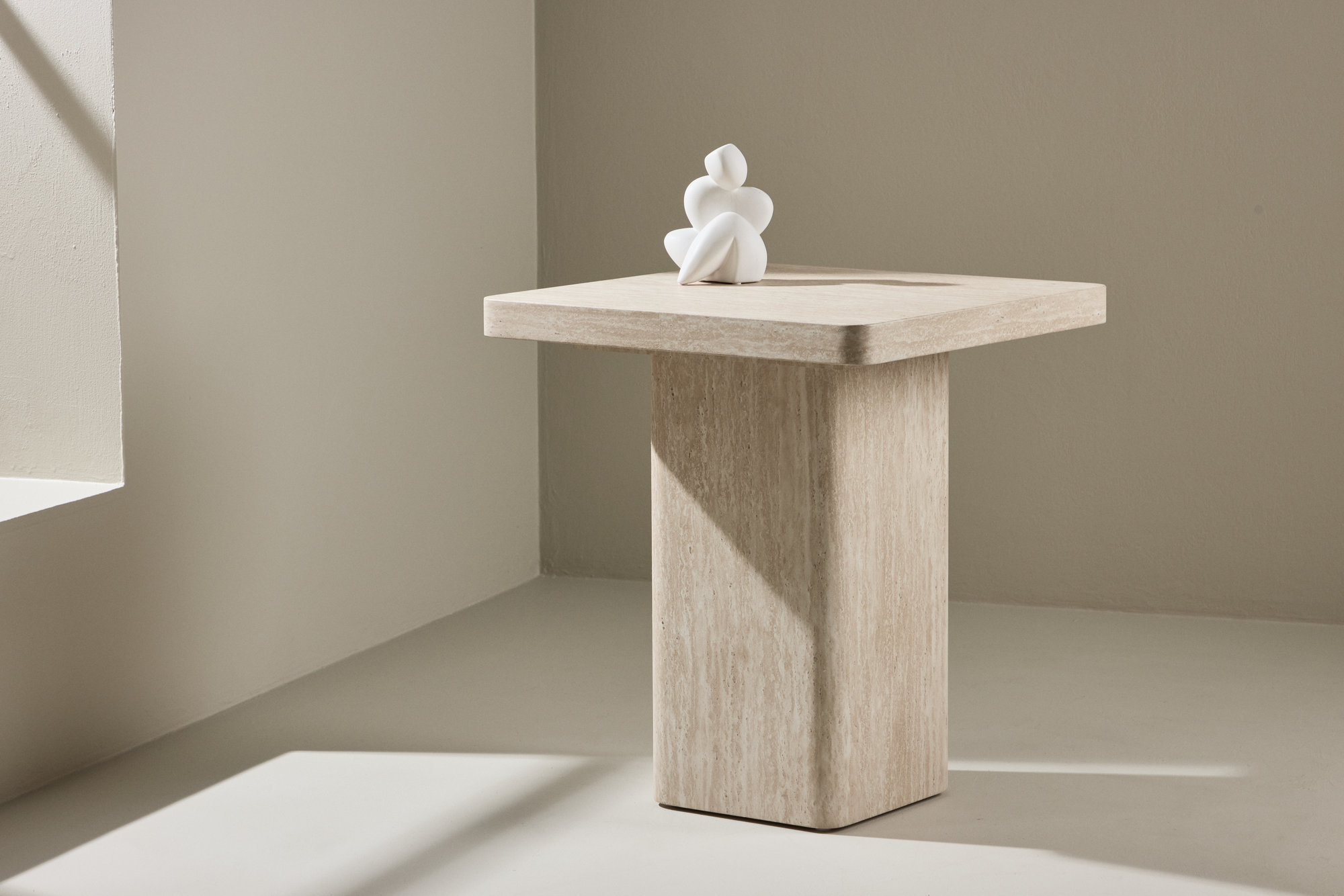 Qvart Sofabord 50x50 - Beige Qvart Sofabord 50x50 - Beige