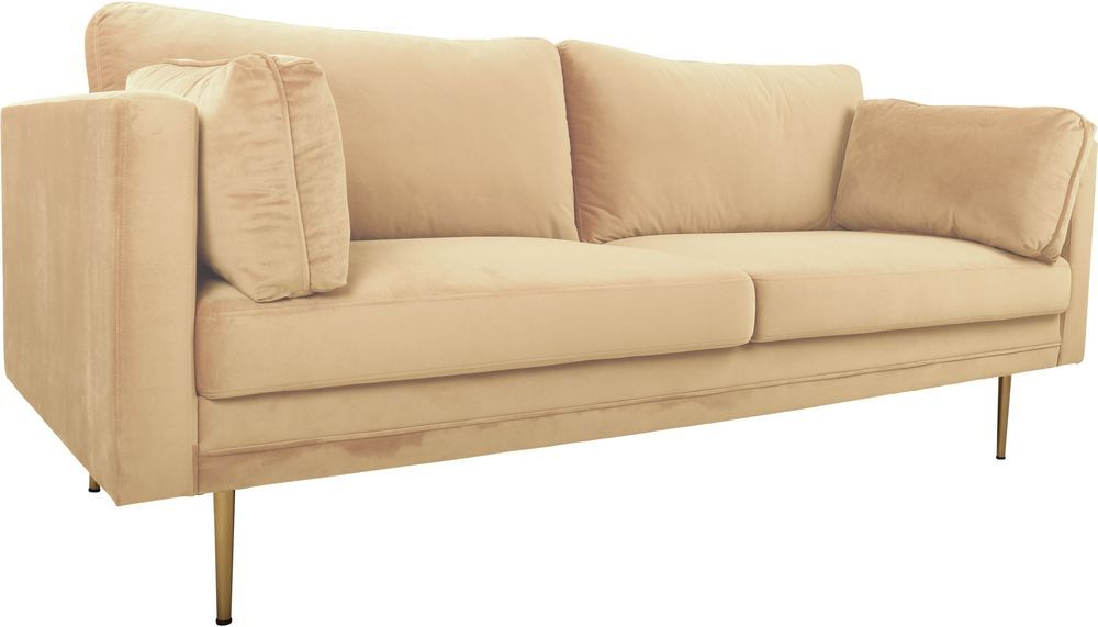 Sofa Savanna - Beige Fløyel Sofa Savanna - Beige Fløyel
