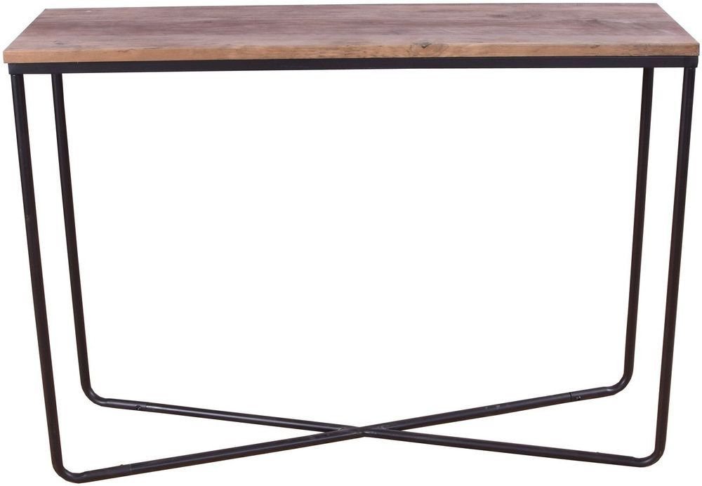 Avlastningsbord Addison - Svart / Teakimitasjon Avlastningsbord Addison - Svart / Teakimitasjon