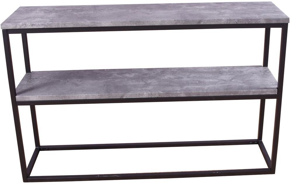 Avlastningsbord Charlotte - Svart / Betongimitasjon Avlastningsbord Charlotte - Svart / Betongimitasjon