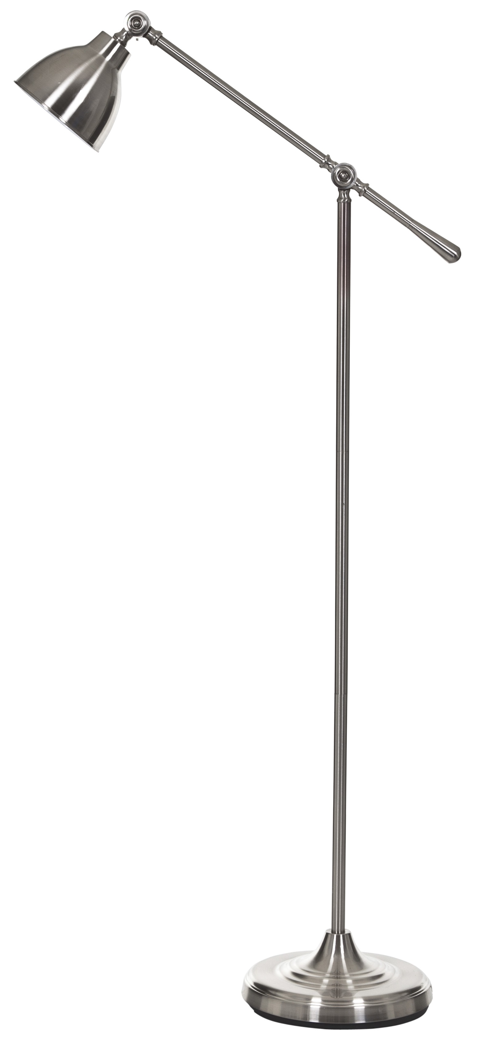 Koft gulvlampe - Børstet Stål Koft gulvlampe - Børstet Stål