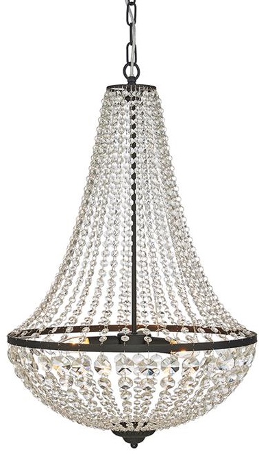 Gr�ns� Krystallkrone 3 - Svart/Krystall