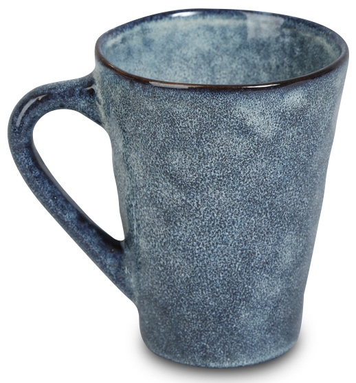 Keramikk krus 6 stk i et sett - Blå Keramikk krus 6 stk i et sett - Blå