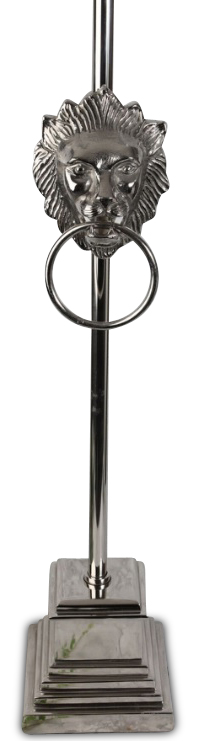 Løve lampefot H80 cm - Krom Løve lampefot H80 cm - Krom