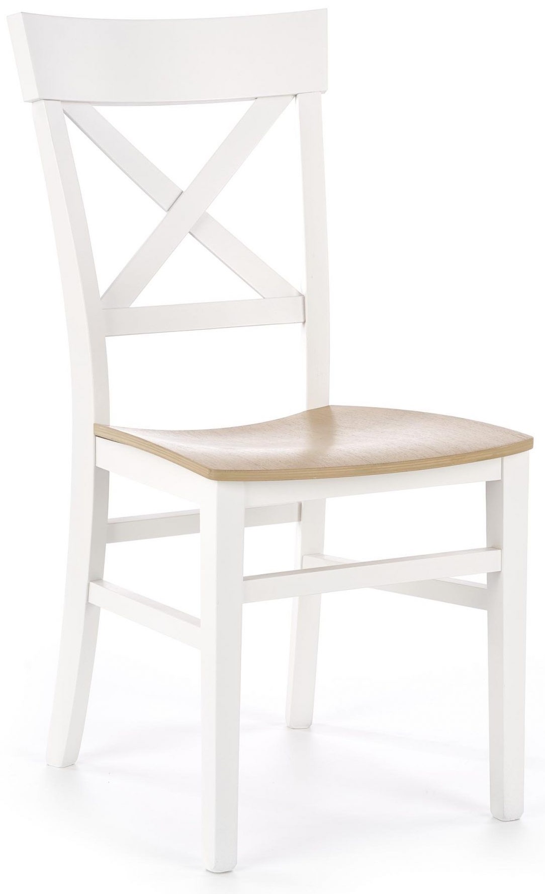 Peter Spisestol - Hvit/eik Peter Spisestol - Hvit/eik