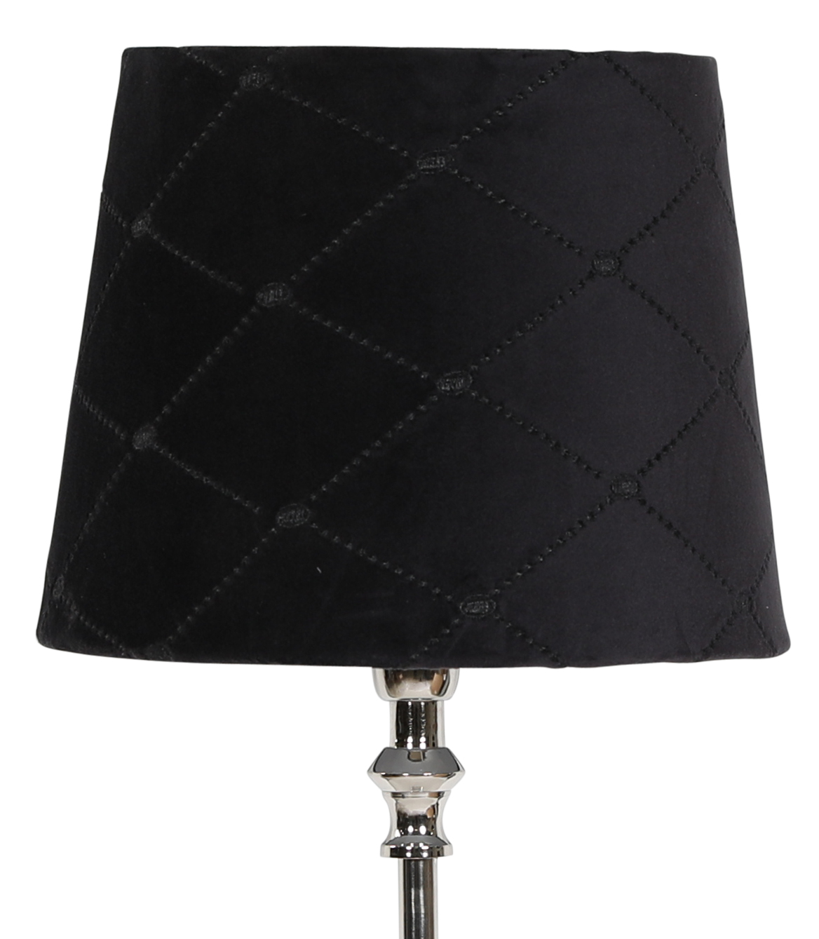 Velvet Diamond lampeskjerm 20 cm - Sort