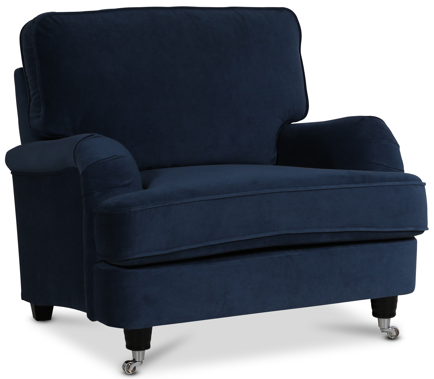 Kvarsebro Howard lenestol - Royal bl� (Fl�yel)