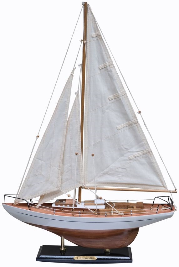 Modellb�t Concordia seilb�t - Hvit