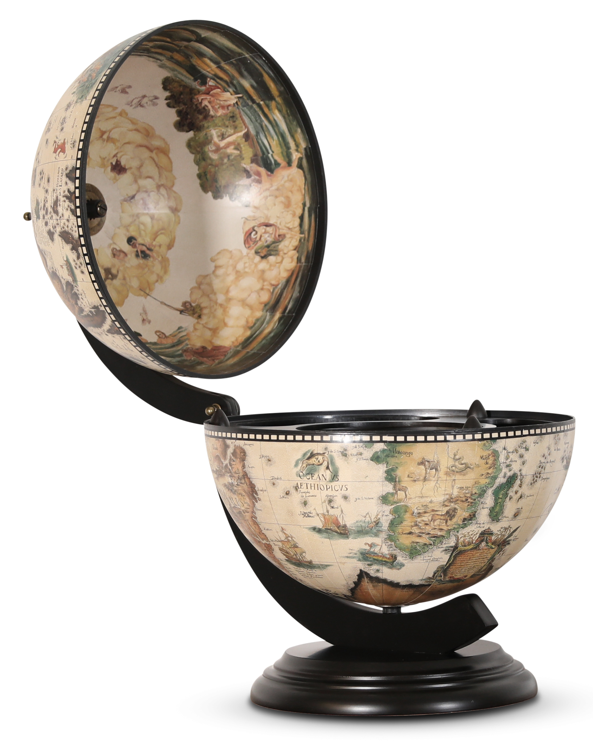 Michelangelo barglobus modell 5 - Svart/hvit + Tekstilpleie for møbler Michelangelo barglobus modell 5 - Svart/hvit + Tekstilpleie for møbler