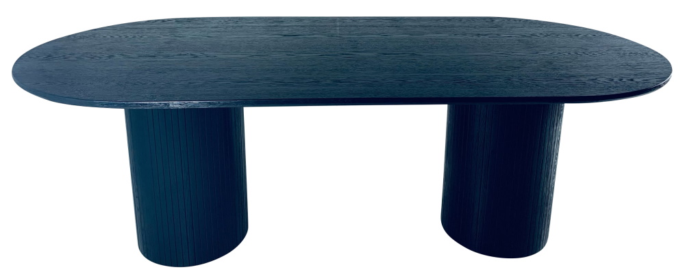 Nordansj� spisebord 215 cm - Svart eikefin�r Kolli 2