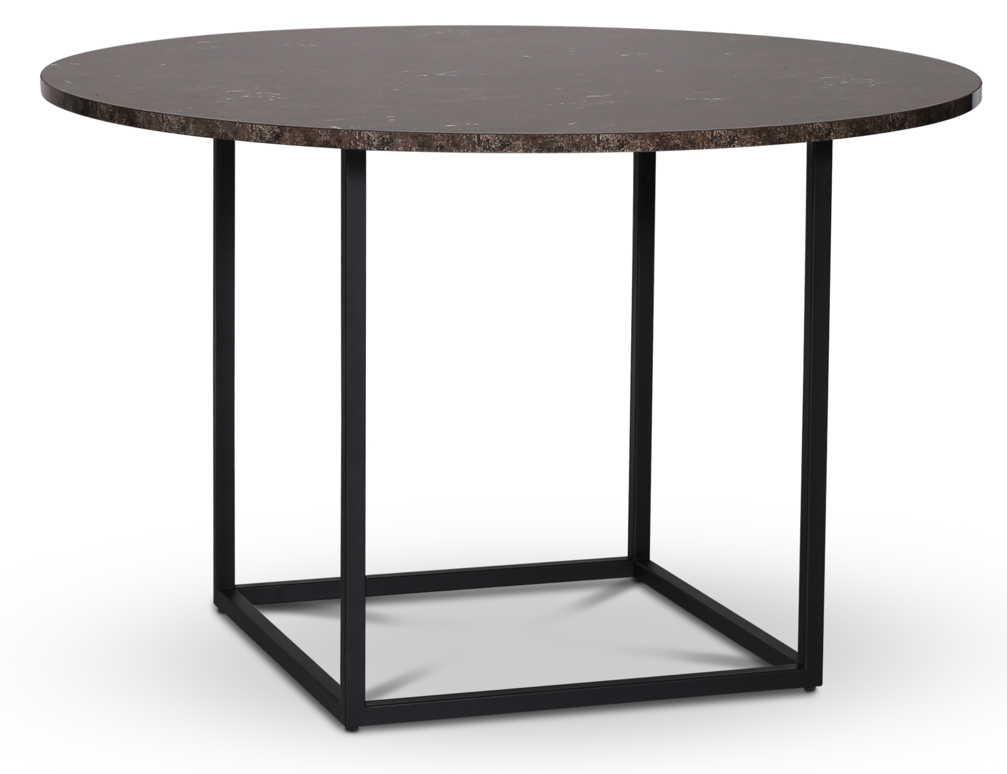 Sintorp rundt spisebord Ø115 cm - Brun marmor (laminat) Sintorp rundt spisebord Ø115 cm - Brun marmor (laminat)