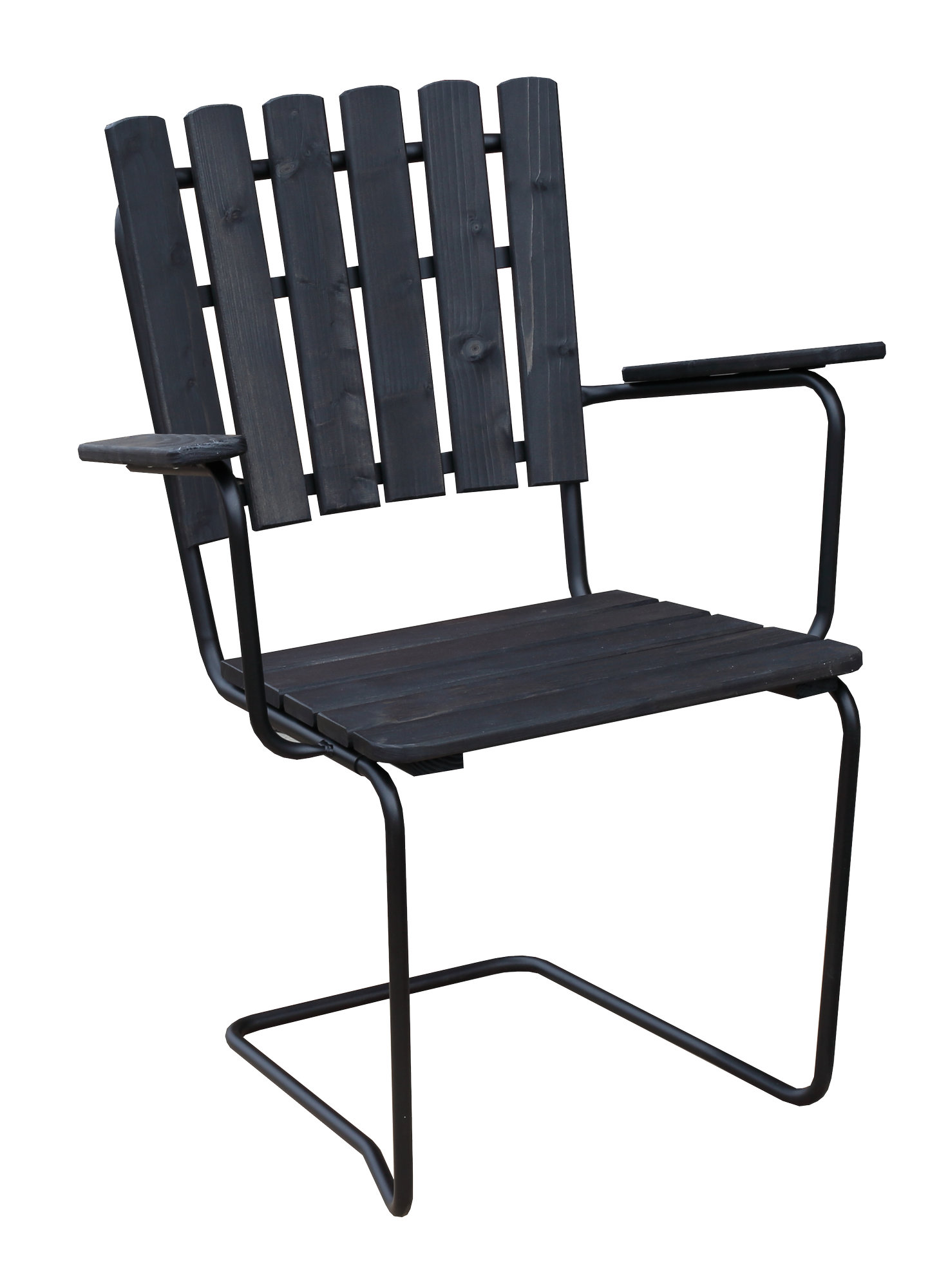 Stol i fj�rst�l for spisegruppe Vaxholm (produsert i Europa) - Svart + Tekstilbeskyttelse for utem?bler