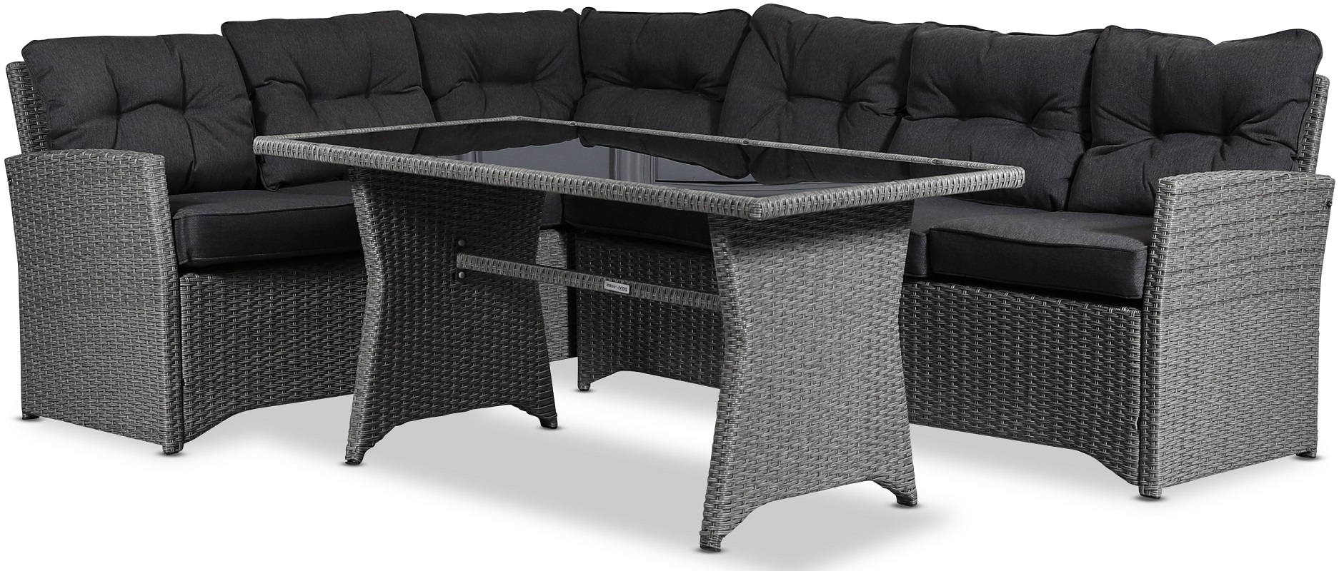 Davenport utegruppe med bord (kunstrotting) - Gr�