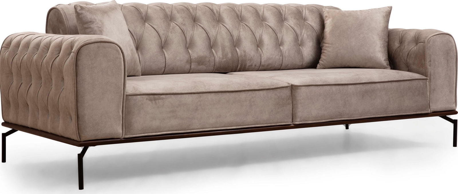 Siesta Capitone 3-seters sofa - Krem Siesta Capitone 3-seters sofa - Krem
