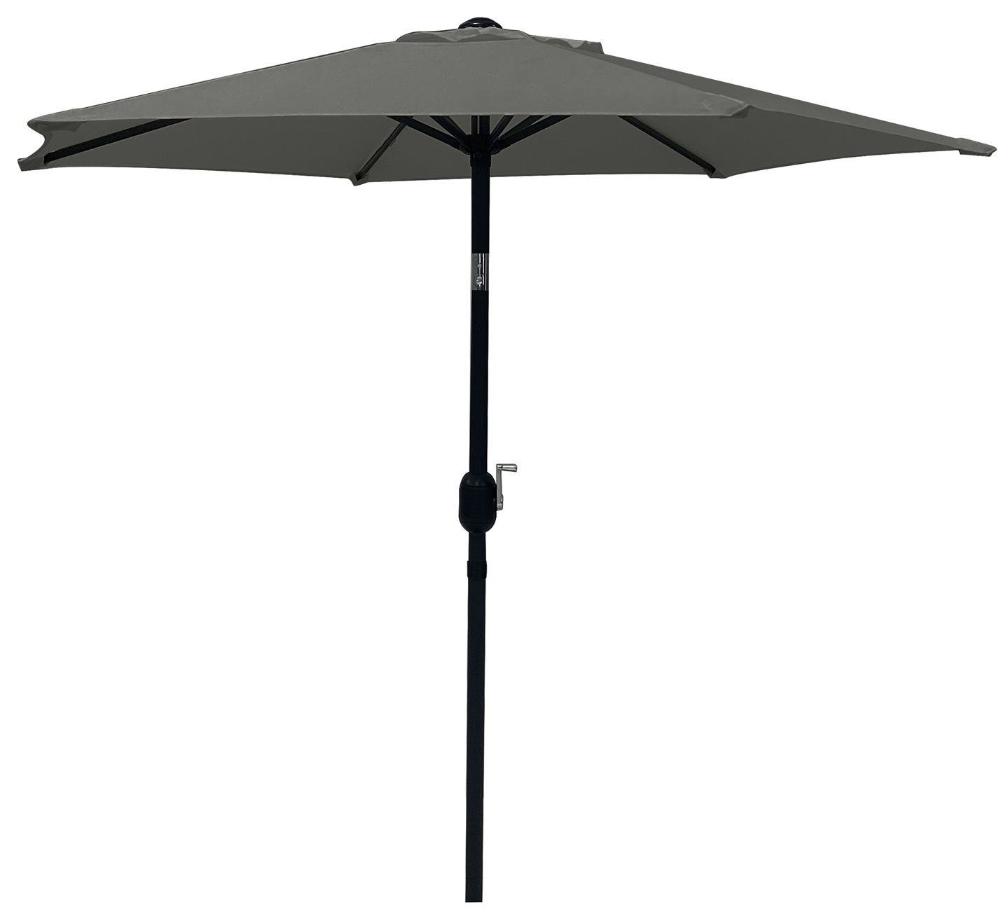 Fj�llbacka parasoll i gr� - �300 cm + Tekstilbeskyttelse for utem?bler